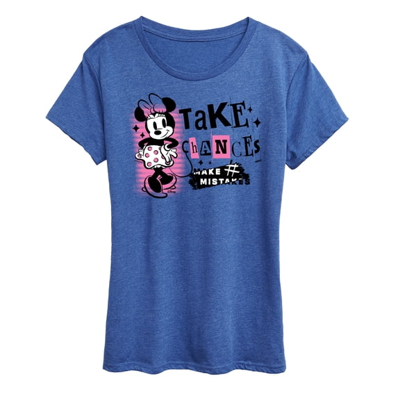 Disney - Take Chances Make Mistakes Women's Short Sleeve Graphic T-Shirt