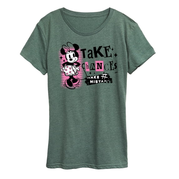 Disney - Take Chances Make Mistakes Women's Short Sleeve Graphic T-Shirt