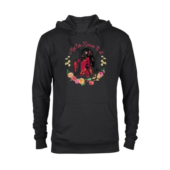 Disney Tangled Mother’s Day Mother Gothel Mother Knows Best - Pullover Hoodie for Adults - Customized-Black