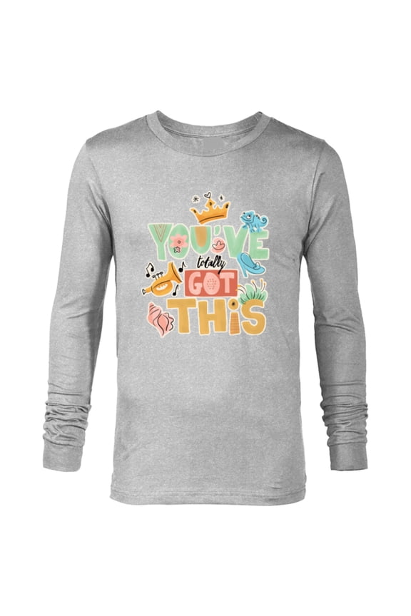 Tangled Pascal You’ve Totally Got This - Long Sleeve T-Shirt for Men - Customized-Athletic Heather