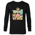 thumbnail image 1 of Disney Tangled Pascal You’ve Totally Got This - Long Sleeve T-Shirt for Men - Customized-Black, 1 of 5