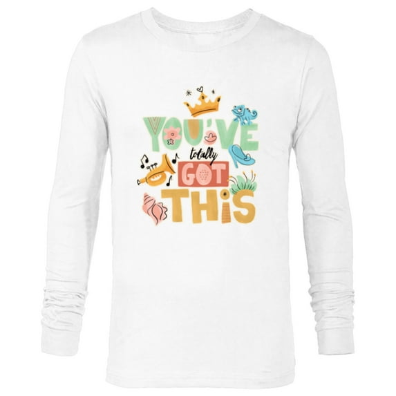 Disney Tangled Pascal You’ve Totally Got This - Long Sleeve T-Shirt for Men - Customized-White