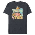 thumbnail image 1 of Disney Tangled Pascal You’ve Totally Got This - Short Sleeve Blended T-Shirt for Adults - Customized-Navy Heather, 1 of 5