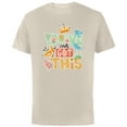 thumbnail image 1 of Disney Tangled Pascal You’ve Totally Got This - Short Sleeve Cotton T-Shirt for Adults - Customized-Natural, 1 of 5