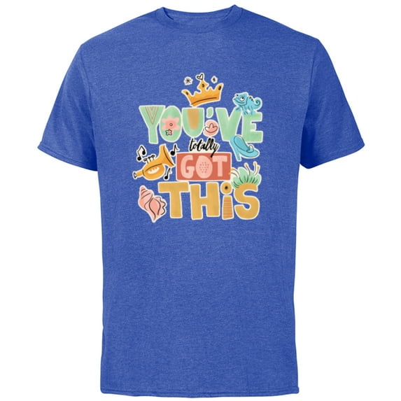 Disney Tangled Pascal You’ve Totally Got This - Short Sleeve Cotton T-Shirt for Adults - Customized-Royal Heather