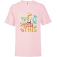 thumbnail image 1 of Disney Tangled Pascal You’ve Totally Got This - Short Sleeve T-Shirt for Kids - Customized-Soft Pink, 1 of 5