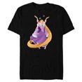 thumbnail image 1 of Disney Tangled Princess Rapunzel Holiday - Short Sleeve Blended T-Shirt for Adults - Customized-Black, 1 of 5
