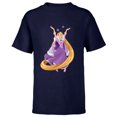 thumbnail image 1 of Disney Tangled Princess Rapunzel Holiday - Short Sleeve T-Shirt for Kids - Customized-Navy, 1 of 5