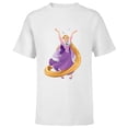 thumbnail image 1 of Disney Tangled Princess Rapunzel Holiday - Short Sleeve T-Shirt for Kids - Customized-White, 1 of 5