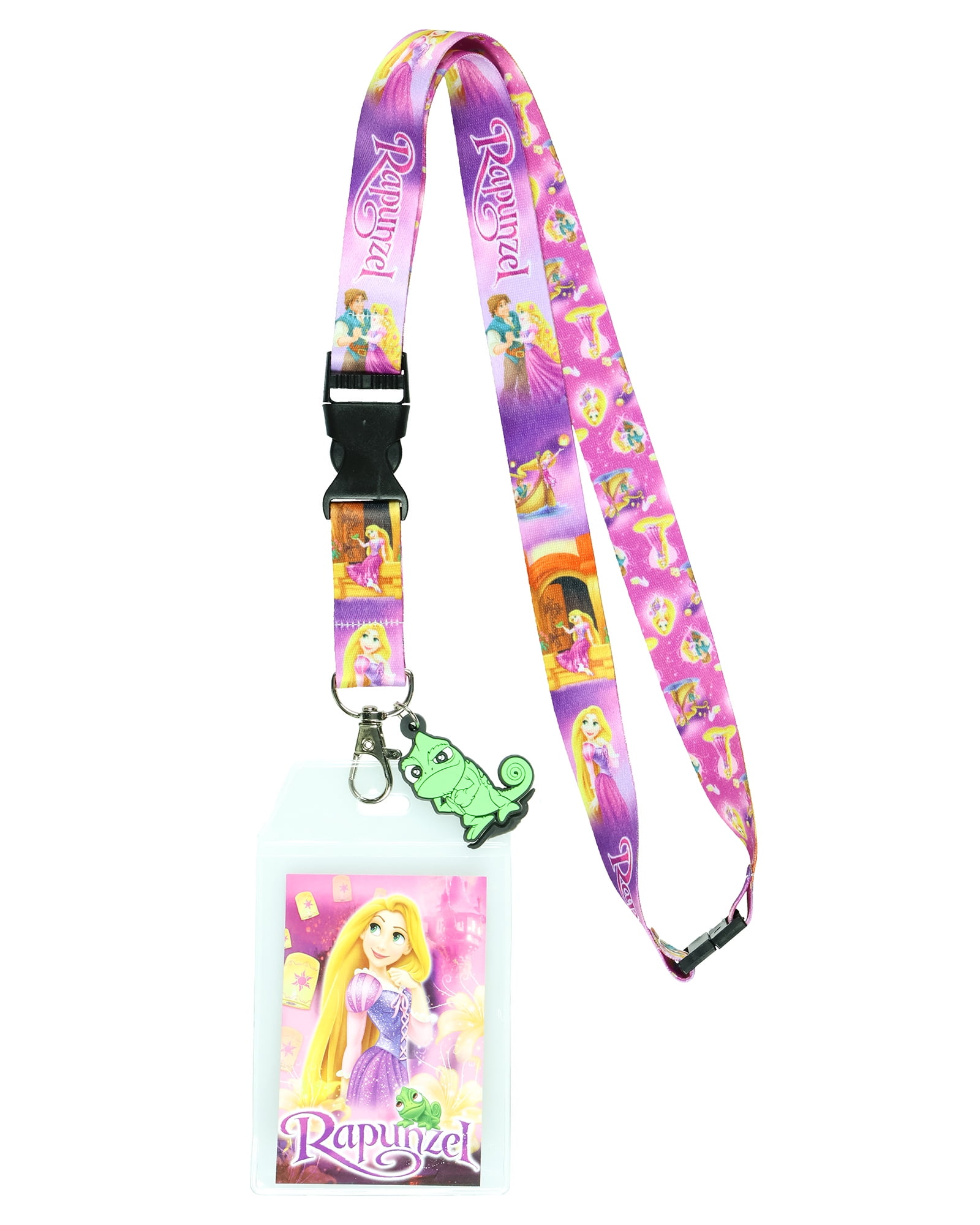 Disney Tangled Princess Rapunzel Scenes Breakaway Lanyard ID Badge