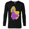 thumbnail image 1 of Disney Tangled Princess Rapunzel T-Shirt - Long Sleeve T-Shirt for Men - Customized-Black, 1 of 5