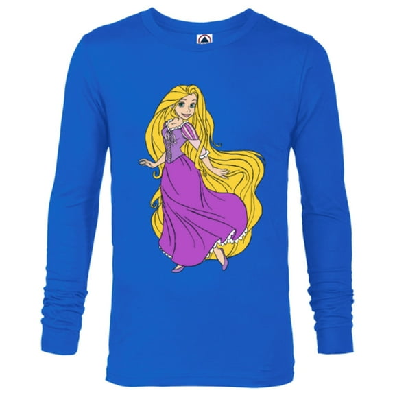 Disney Tangled Princess Rapunzel T-Shirt - Long Sleeve T-Shirt for Men - Customized-Royal