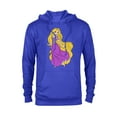 thumbnail image 1 of Disney Tangled Princess Rapunzel T-Shirt - Pullover Hoodie for Adults - Customized-Royal Heather, 1 of 5