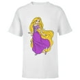 thumbnail image 1 of Disney Tangled Princess Rapunzel T-Shirt - Short Sleeve T-Shirt for Kids - Customized-White, 1 of 5