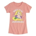 thumbnail image 1 of Disney Tangled - Rapunzel - Born To Be Spontaneous - Toddler & Youth Girls Short Sleeve Graphic T-Shirt, 1 of 1