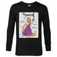 thumbnail image 1 of Disney Tangled Rapunzel Fashion Callouts T-Shirt - Long Sleeve T-Shirt for Men - Customized-Black, 1 of 5