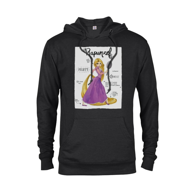 Disney Tangled Rapunzel Fashion Callouts T-Shirt Pullover Hoodie