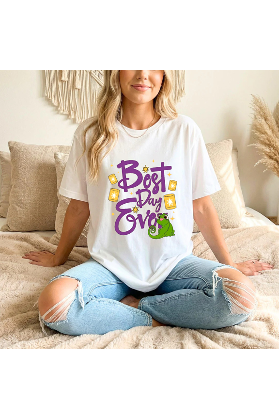 Disney Tangled Rapunzel Funny Pascal Sundrop T-Shirt All Size S-5XL