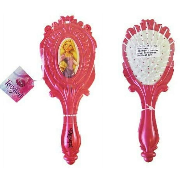 Disney Tangled Rapunzel Girls Pink Hair Brush - Rapunzel Hairbrush