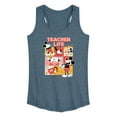 thumbnail image 1 of Disney - Teacher Life - Women's Racerback Tank Top, 1 of 4