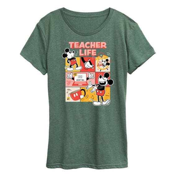 Disney - Teacher Life - Women's Short Sleeve Graphic T-Shirt