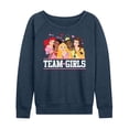 thumbnail image 1 of Disney - Team Girls Princesses - Women's French Terry Long Sleeve Pullover, 1 of 4