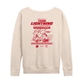 thumbnail image 1 of Disney - Team Lightning Mcqueen Pit Crew - Women's French Terry Long Sleeve Pullover, 1 of 4