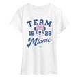 thumbnail image 1 of Disney - Team Minnie- Women's Short Sleeve Graphic T-Shirt, 1 of 4