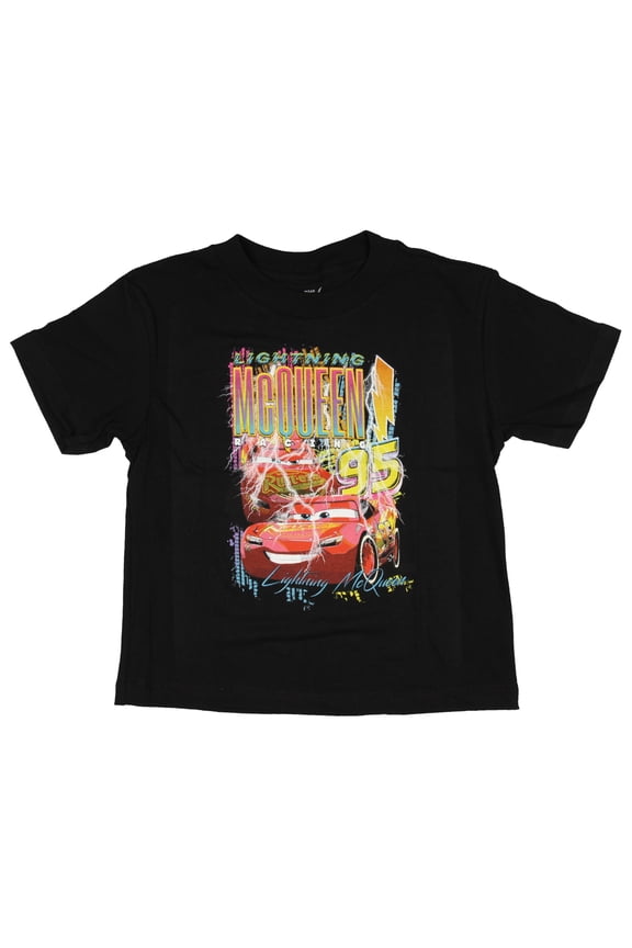 Disney Tee Cars Piston Cup Racing Lightning McQueen Rust-Eze Cartoon Shirt YTHXS