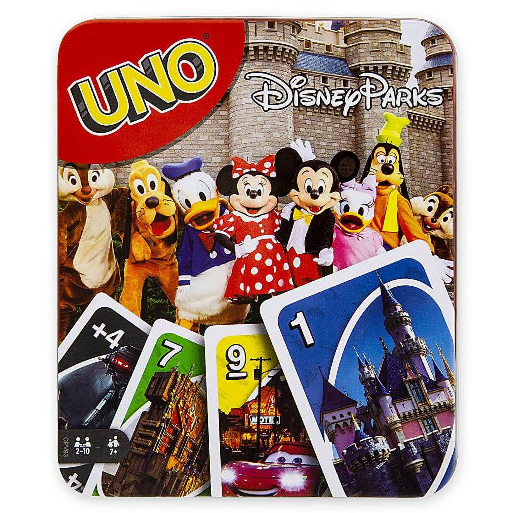 Disney Teen Parks UNO Card Game 112 cards, Multicolor