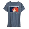 thumbnail image 1 of Disney - Telling Not To Worry Like Water Not Wet - Women's Short Sleeve Graphic T-Shirt, 1 of 4