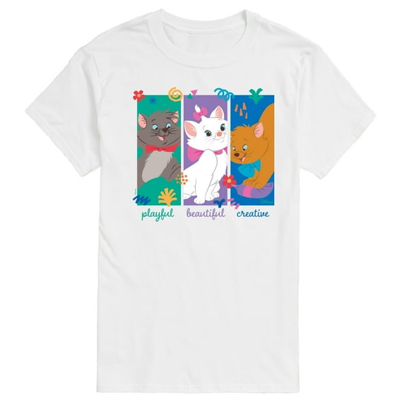 Disney - The Aristocats - Aristocats Kittens - Men's Short Sleeve Graphic T-Shirt