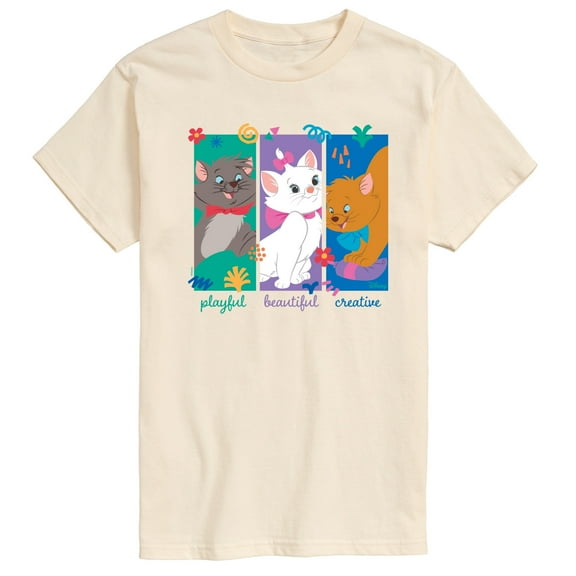 Disney - The Aristocats - Aristocats Kittens - Men's Short Sleeve Graphic T-Shirt
