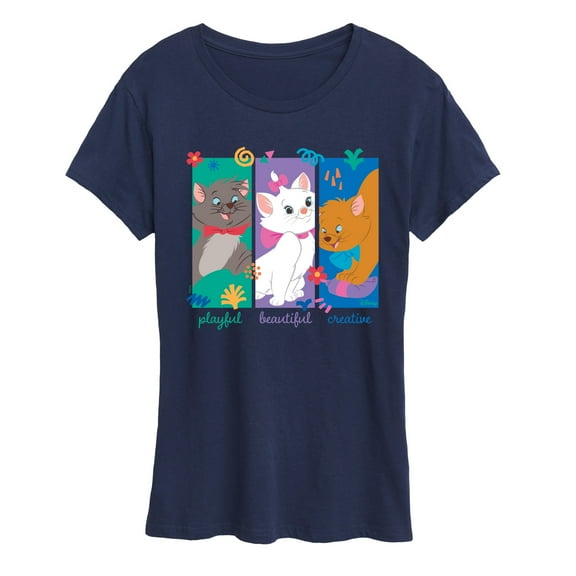 Disney - The Aristocats - Aristocats Kittens - Women's Short Sleeve Graphic T-Shirt