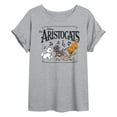 thumbnail image 1 of Disney - The Aristocats - Aristocats - Women's Oversized Graphic T-Shirt, 1 of 5