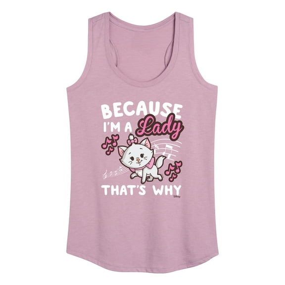 Disney - The Aristocats - Because I'm A Lady - Women's Racerback Tank Top
