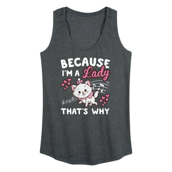 Disney - The Aristocats - Because I'm A Lady - Women's Racerback Tank Top