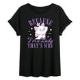 thumbnail image 1 of Disney - The Aristocats - Because Im A Lady - Women's Oversized Graphic T-Shirt, 1 of 5