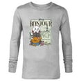 thumbnail image 1 of Disney The Aristocats Bonjour - Long Sleeve T-Shirt for Men - Customized-Athletic Heather, 1 of 5