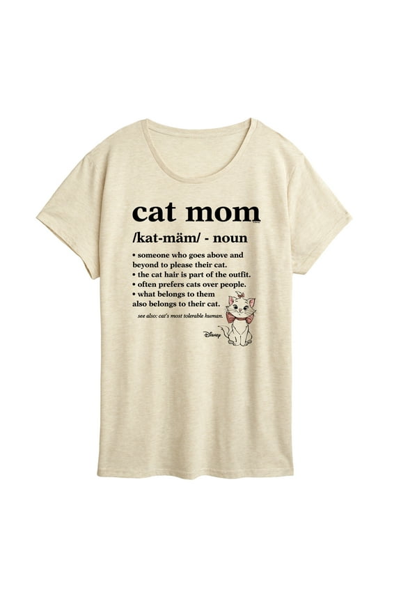 - The Aristocats - Cat Mom Definition - Women's Short Sleeve Graphic T-Shirt