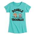 thumbnail image 1 of Disney - The Aristocats - Double Trouble - Toddler & Youth Girls Short Sleeve Graphic T-Shirt, 1 of 5