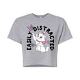 thumbnail image 1 of Disney - The Aristocats - Easily Distracted - Junior's Cropped Graphic T-Shirt, 1 of 5