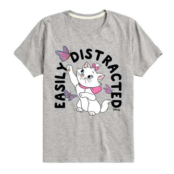 Disney - The Aristocats - Easily Distracted - Youth And Toddler Short Sleeve Graphic T-Shirt