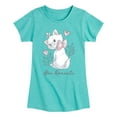 thumbnail image 1 of Disney - The Aristocats - How Romantic Marie - Girls Fitted Short Sleeve Graphic T-Shirt, 1 of 5