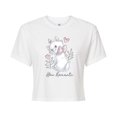 thumbnail image 1 of Disney - The Aristocats - How Romantic Marie - Junior's Cropped Graphic T-Shirt, 1 of 5