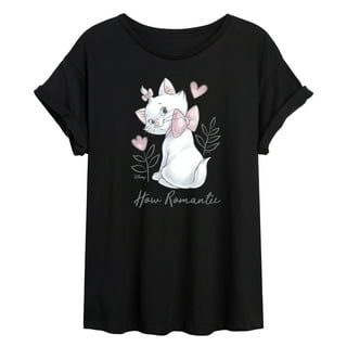 ★WAIKEI★ Aristocat Marie Banpal T-shirt Black YKBE06TS08-2 Marie Aristocats Merchandise