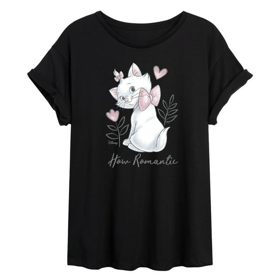 Disney - The Aristocats - How Romantic Marie - Women's Oversized Graphic T-Shirt