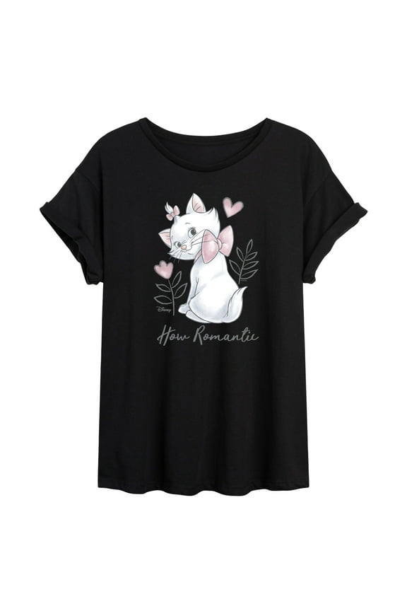 - The Aristocats - How Romantic Marie - Women's Oversized Graphic T-Shirt