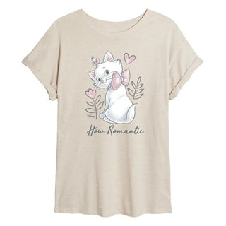 ★WAIKEI★ Aristocat Marie Banpal T-shirt Melange White YKBE Marie T Shirt