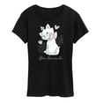 thumbnail image 1 of Disney - The Aristocats - How Romantic Marie - Women's Short Sleeve Graphic T-Shirt, 1 of 5